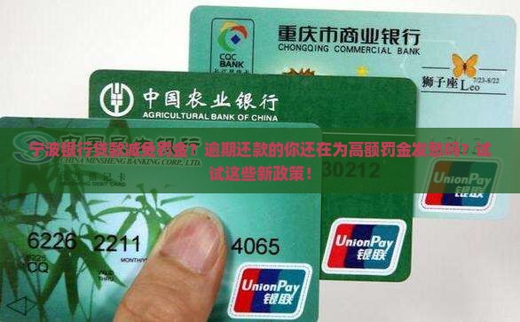 宁波银行贷款减免罚金