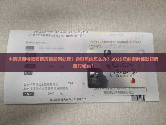 中信逾期催款短信应该如何处理