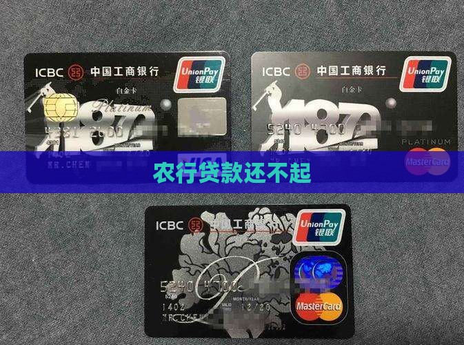 农行贷款还不起