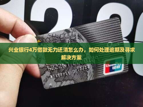 兴业银行4万借款无力还清怎么办