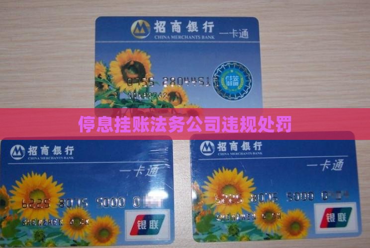 停息挂账法务公司怎么处罚