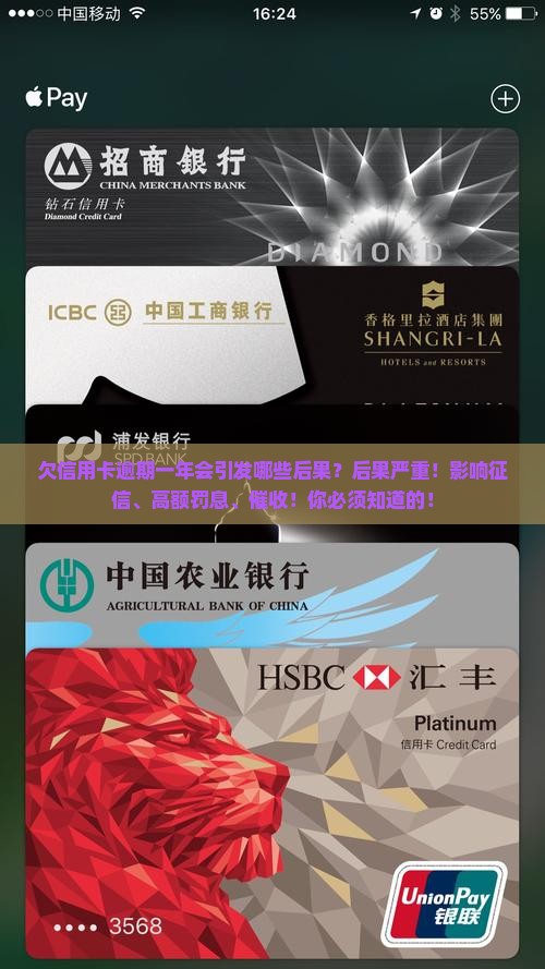 欠信用卡逾期一年会引发哪些后果