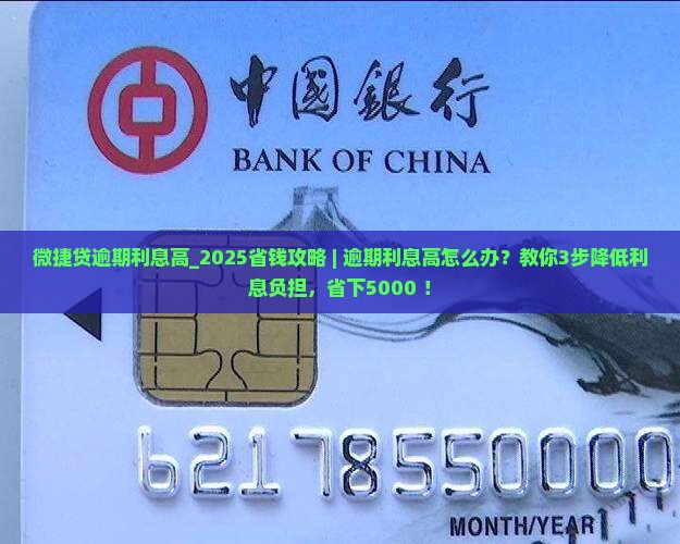 微捷贷逾期利息高