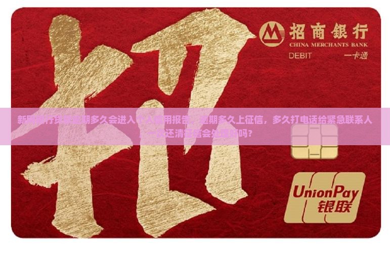 新网银行贷款逾期多久会进入个人信用报告