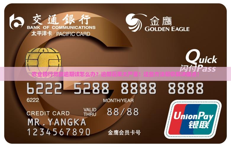 农业银行贷款逾期该怎么办