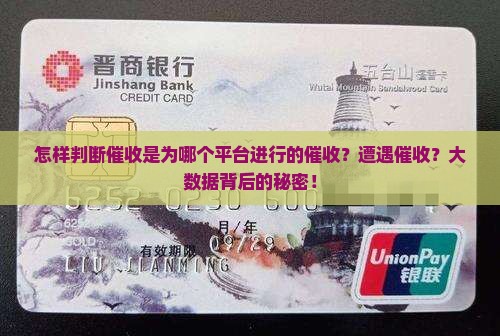 怎样判断催收是为哪个平台进行的催收