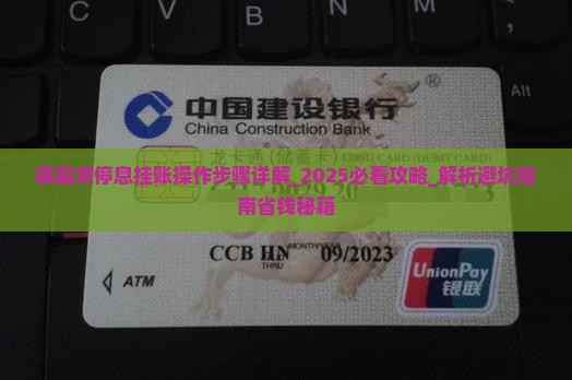 极融贷停息挂账操作步骤详解