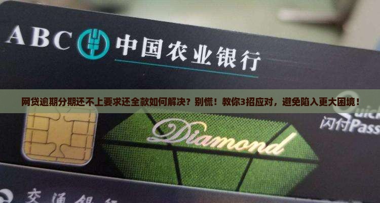 网贷逾期分期还不上要求还全款如何解决