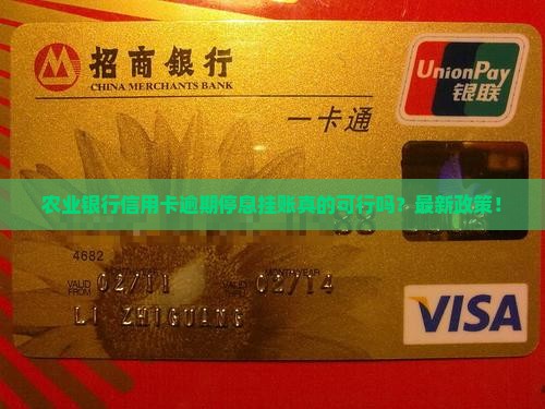 农业银行信用卡逾期停息挂账