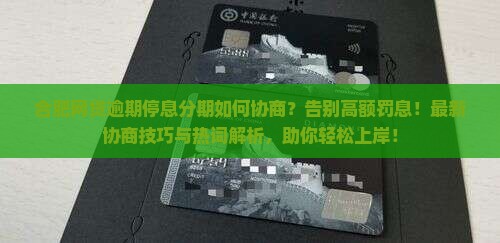 合肥网贷逾期停息分期如何协商