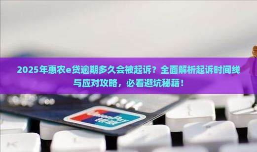 惠农e贷如果逾期了多久起诉的解决办法是什么