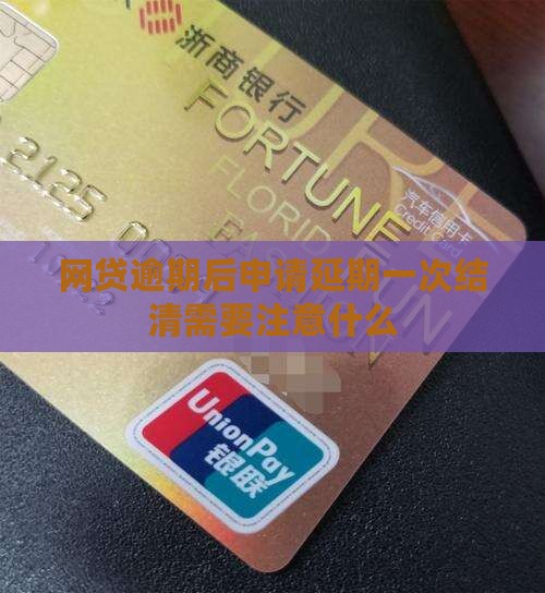 网贷延期一次结清需要注意什么