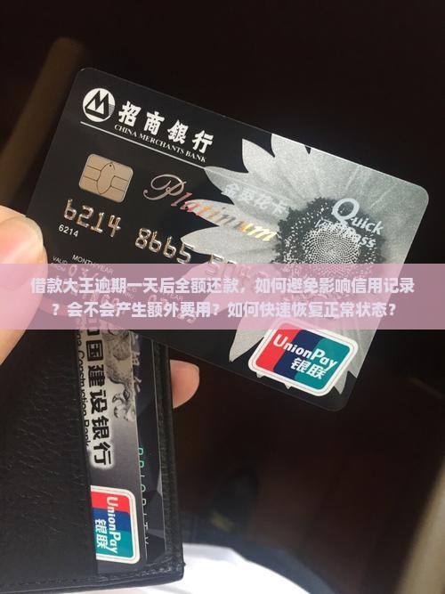 借款大王逾期一天如何处理全额还款问题