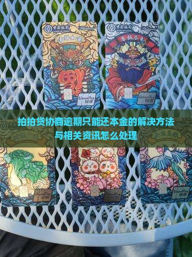 拍拍贷协商只能只还本金解决方法