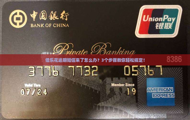 借乐花逾期短信如何处理