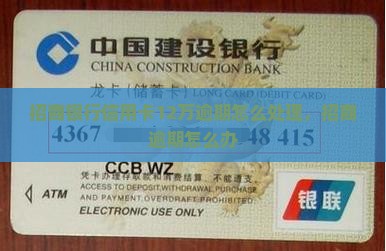 招商银行信用卡12万逾期如何处理