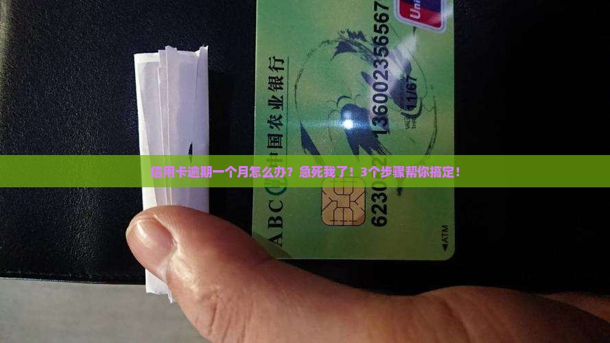 浦发卡逾期一个月怎么办才好