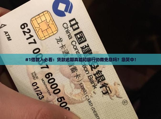 贷款逾期能和银行协商免息吗