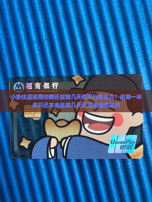 小象优品逾期协商还款晚几天都不行怎么办
