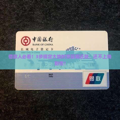 大地时贷延期还款流程详解