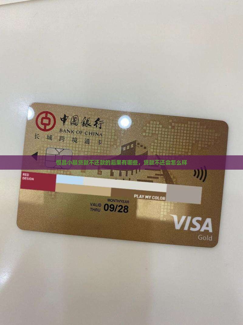 恒昌小额贷款不还款的后果有哪些
