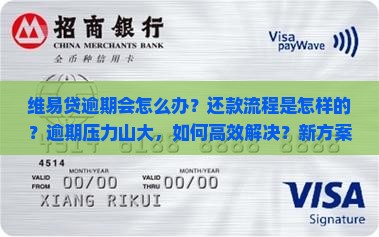 维易贷逾期会怎么办还款流程是怎样的