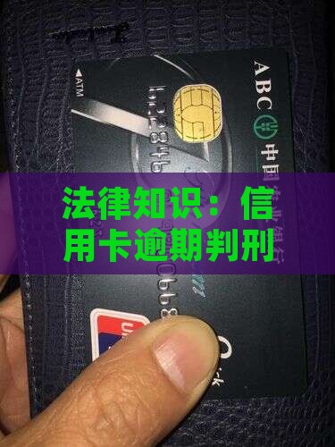信用卡逾期判刑的法律规定是什么