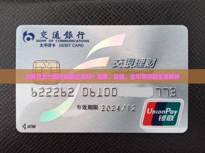 欠网贷无力偿还会被立案吗