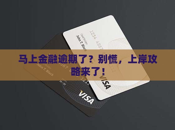 马上金融逾期上岸
