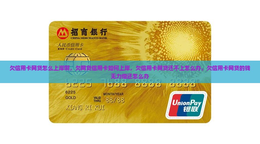 欠信用卡网贷怎么上岸啊