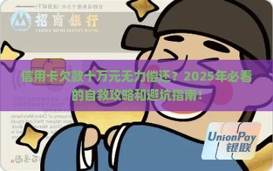 信用卡欠款十万元无力偿还怎么办