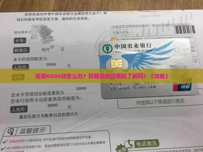 招联好期贷逾期6000如何处理