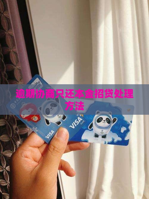 e招贷逾期只还本金协商和处理方法