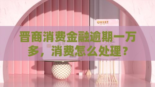 晋商消费金融逾期一万多要怎么处理