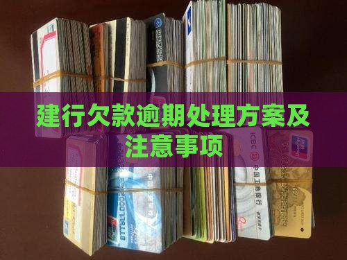 建行欠款逾期处理方案及注意事项