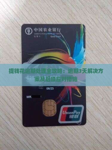 提钱花逾期处理全攻略：逾期3天解决方案及后续应对措施