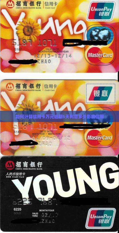 如何计算信用卡万元逾期5天利息多少影响信用