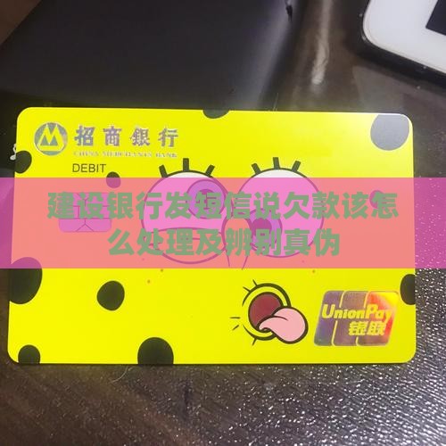建设银行发短信说欠款该怎么处理及辨别真伪