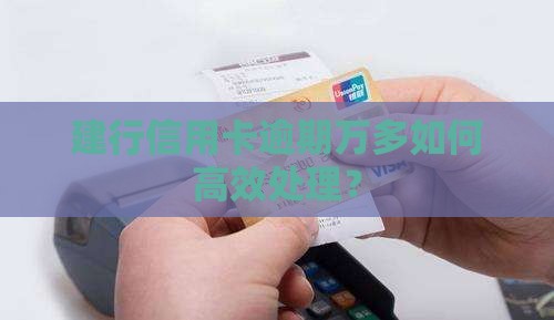 建行信用卡逾期万多如何高效处理？