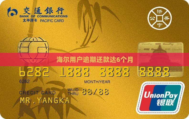 海尔用户逾期还款达6个月