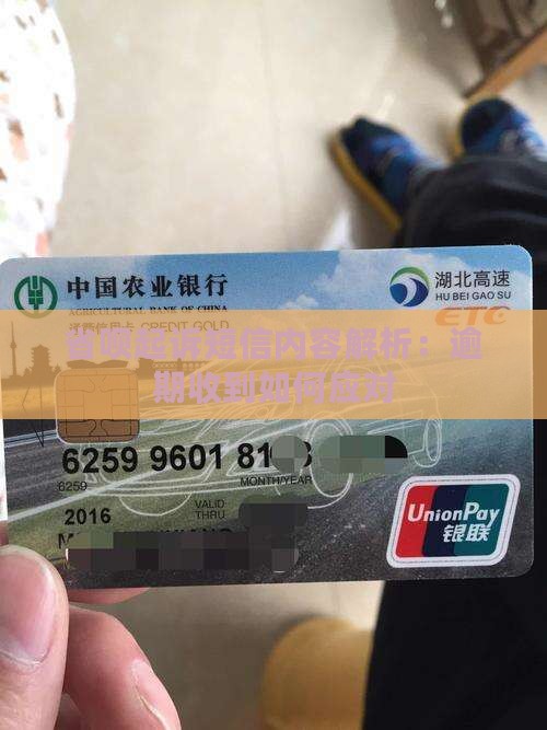省呗起诉短信内容解析：逾期收到如何应对