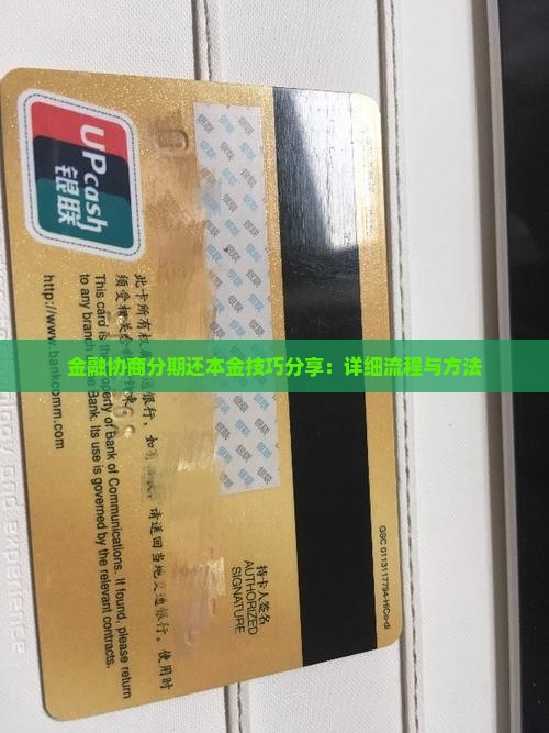 金融协商分期还本金技巧分享：详细流程与方法