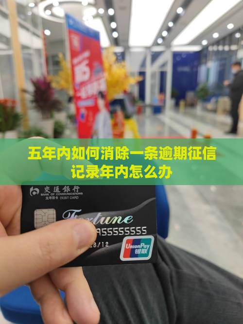 五年内如何消除一条逾期征信记录年内怎么办