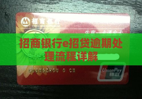 招行e招贷逾期处理流程解析