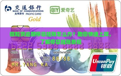 微粒贷逾期停息挂账怎么办理
