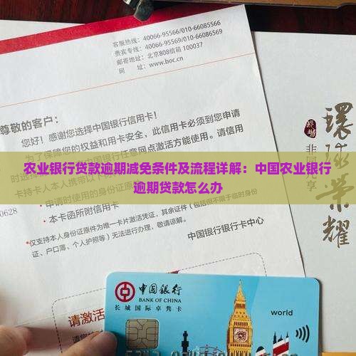 农业银行贷款逾期减免条件及流程详解