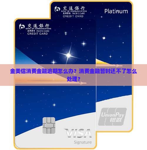 金美信消费金融暂时还不了怎么办
