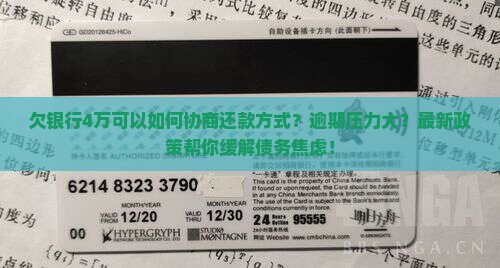欠银行4万可以如何协商还款方式
