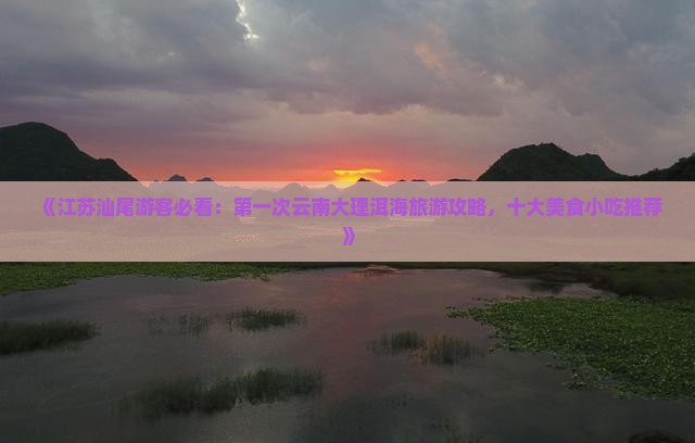 《江苏汕尾游客必看：第一次云南大理洱海旅游攻略，十大美食小吃推荐》