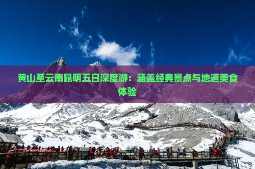 黄山至云南昆明五日深度游：涵盖经典景点与地道美食体验